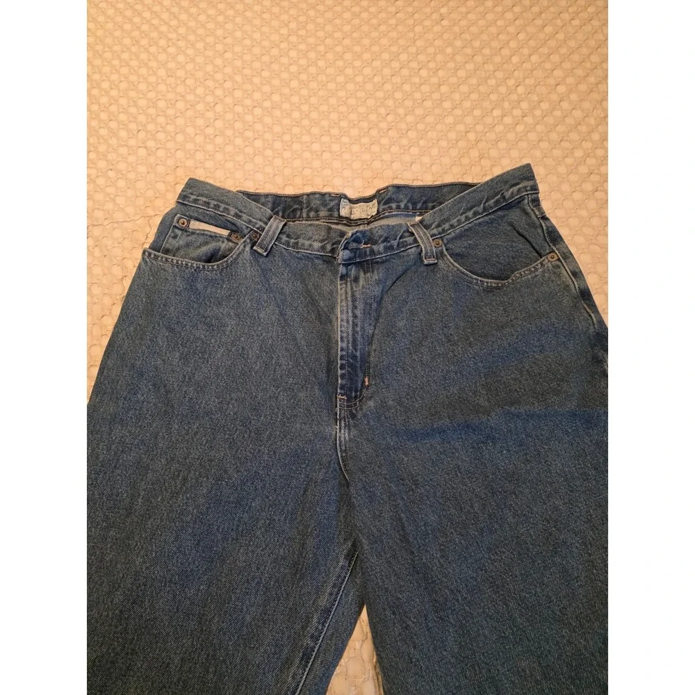 Perry Ellis Jeans Men's 36x32 Blue Excellent Straight‎ Leg Denim